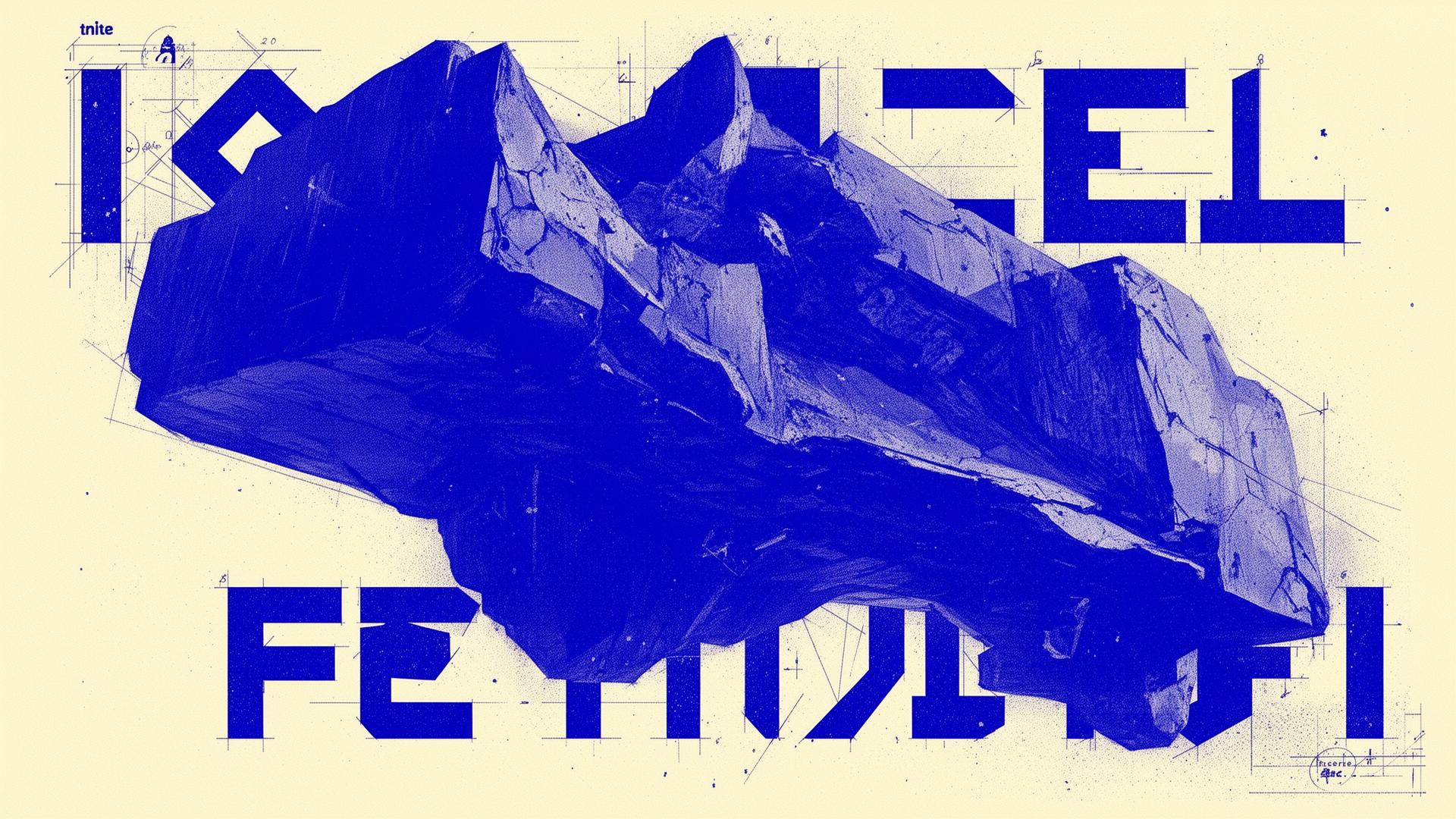 A blue monolith — the spine, made visible
